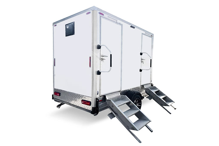 2 Station Portable Restroom Trailers
